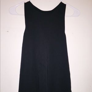 Lululemon black racer back top